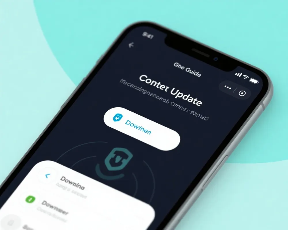 内容服务与安全下载示意